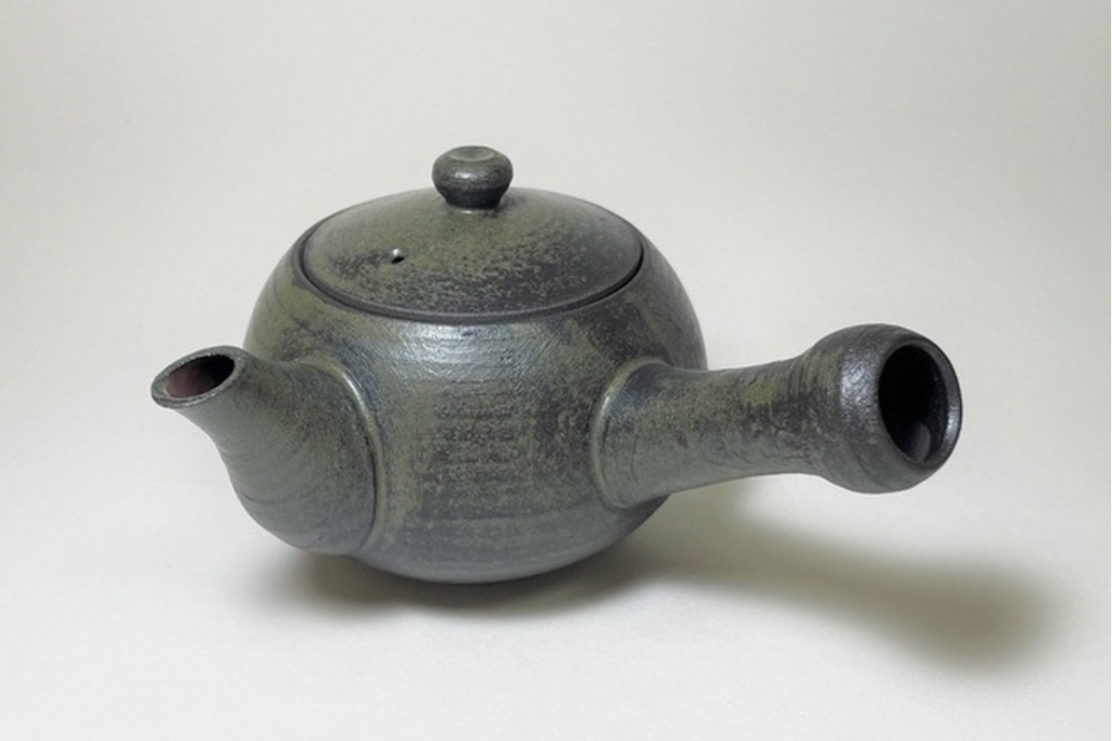Kyo Ware / Kiyomizu Ware Teapot – Seidou Glaze (by Fūrai)