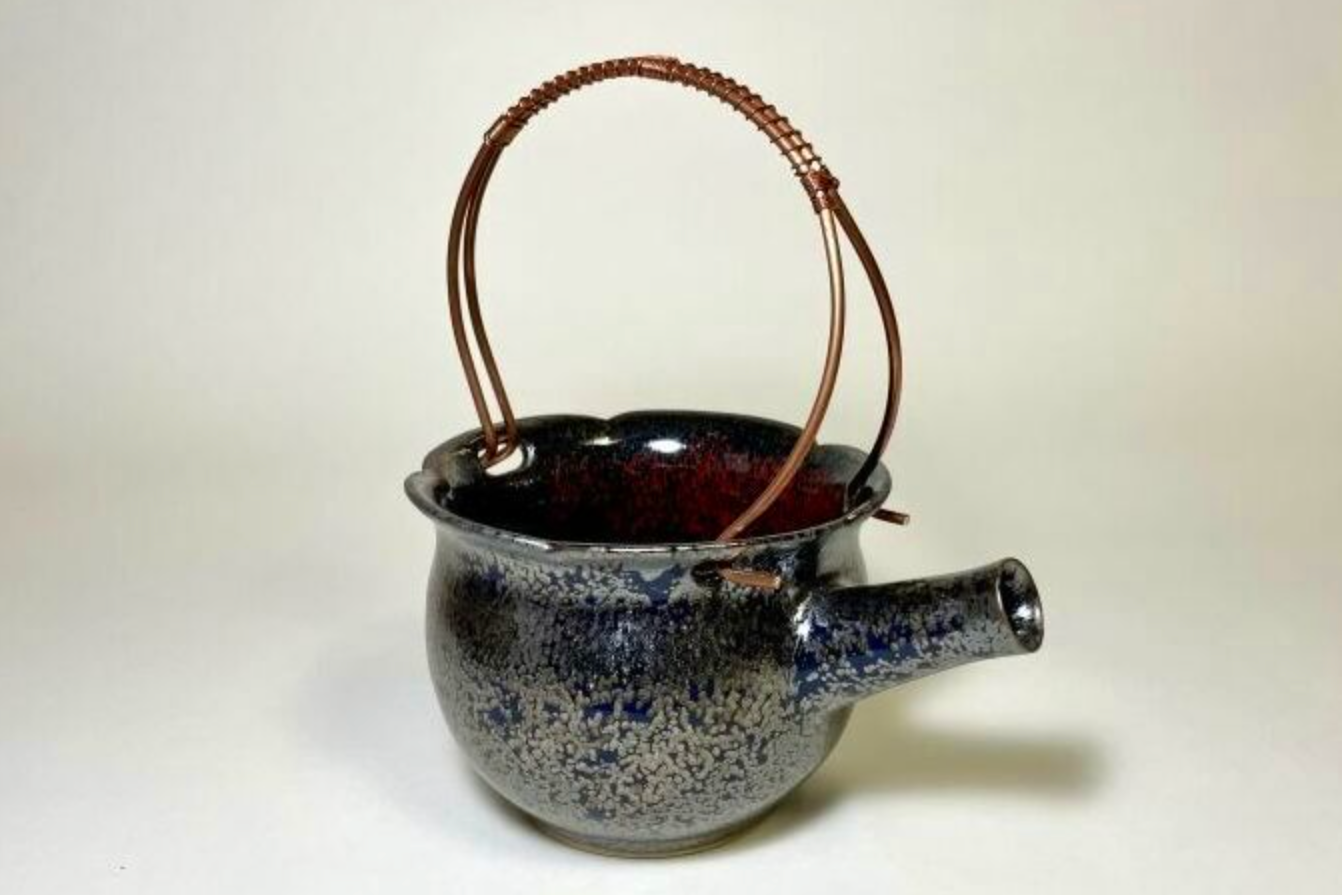 Kyo Yaki / Kiyomizu Yaki Shuki Set – Tenmoku Glaze