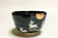 Kyo Yaki / Kiyomizu Yaki Matcha Bowl – Tenmoku Rabbit