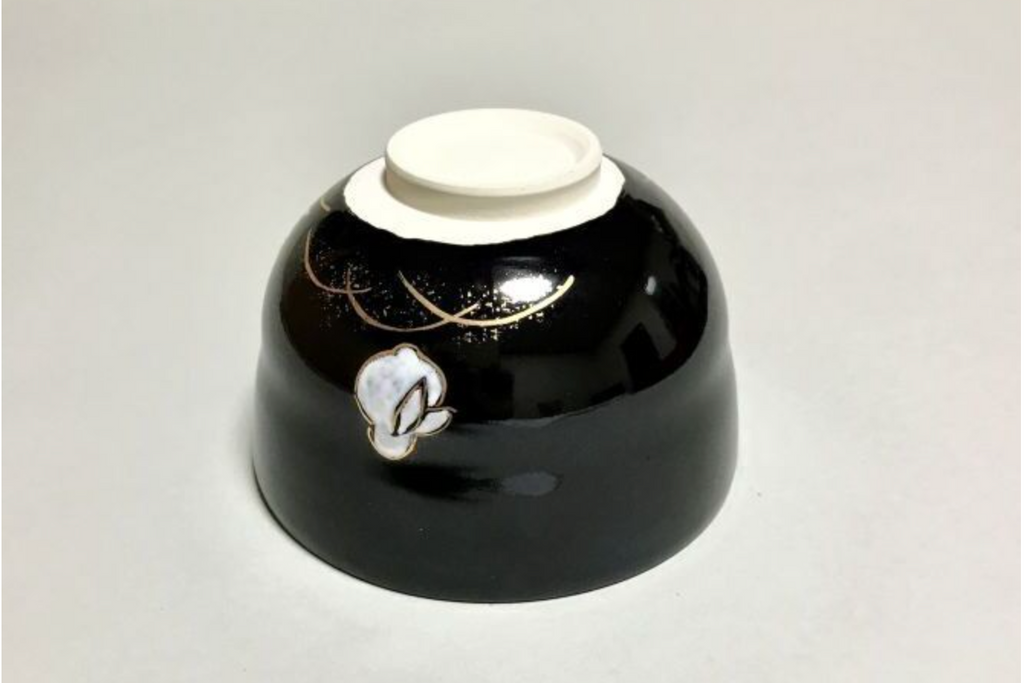 Kyo Yaki / Kiyomizu Yaki Matcha Bowl – Tenmoku Rabbit