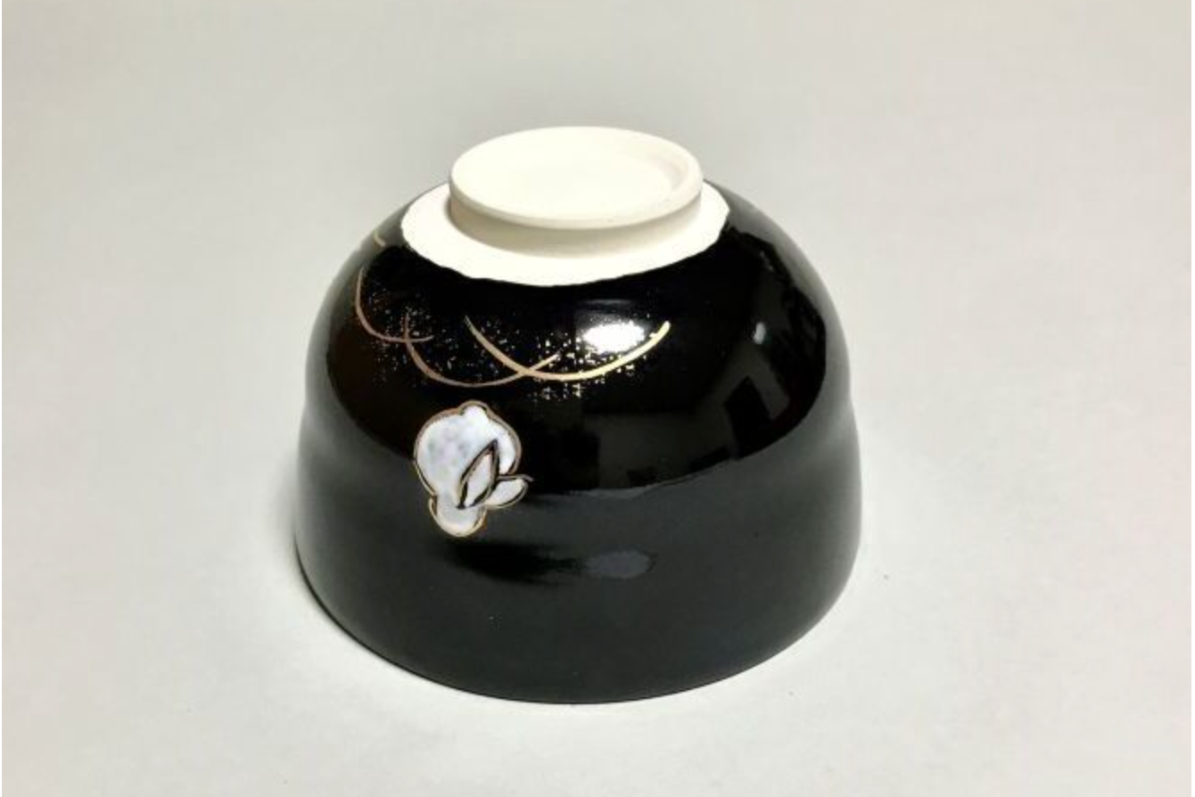Kyo Yaki / Kiyomizu Yaki Matcha Bowl – Tenmoku Rabbit
