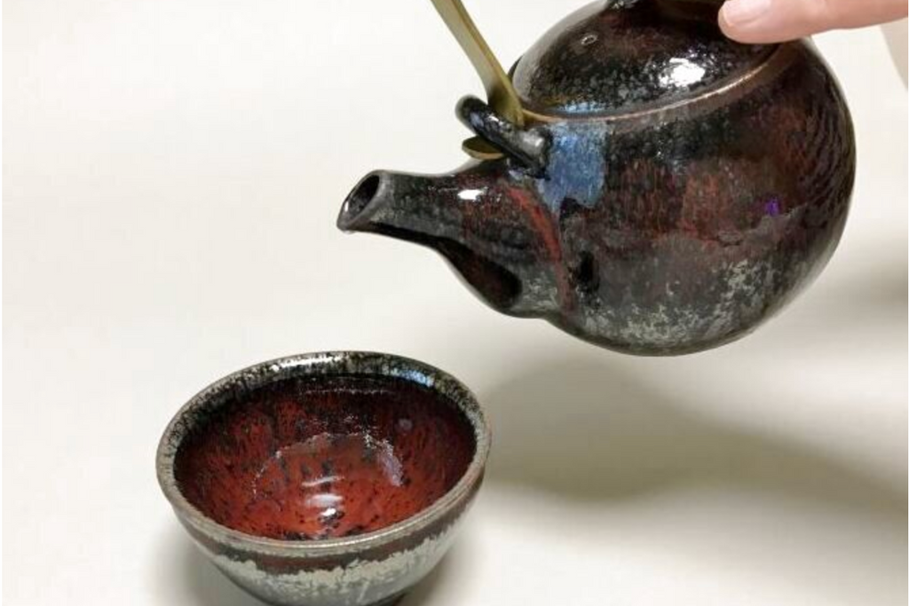 Kyo Yaki / Kiyomizu Yaki Chachu – Katsu Tenmoku by Toshihiko Izutsu