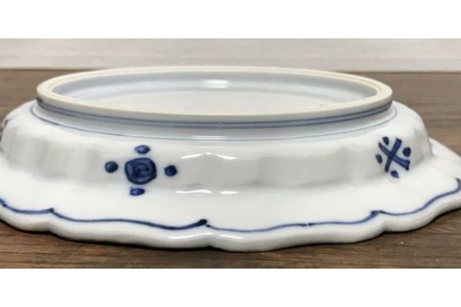 Kyo Yaki / Kiyomizu Yaki 6-Sun Plate – Jisai Takaramon by Unsen