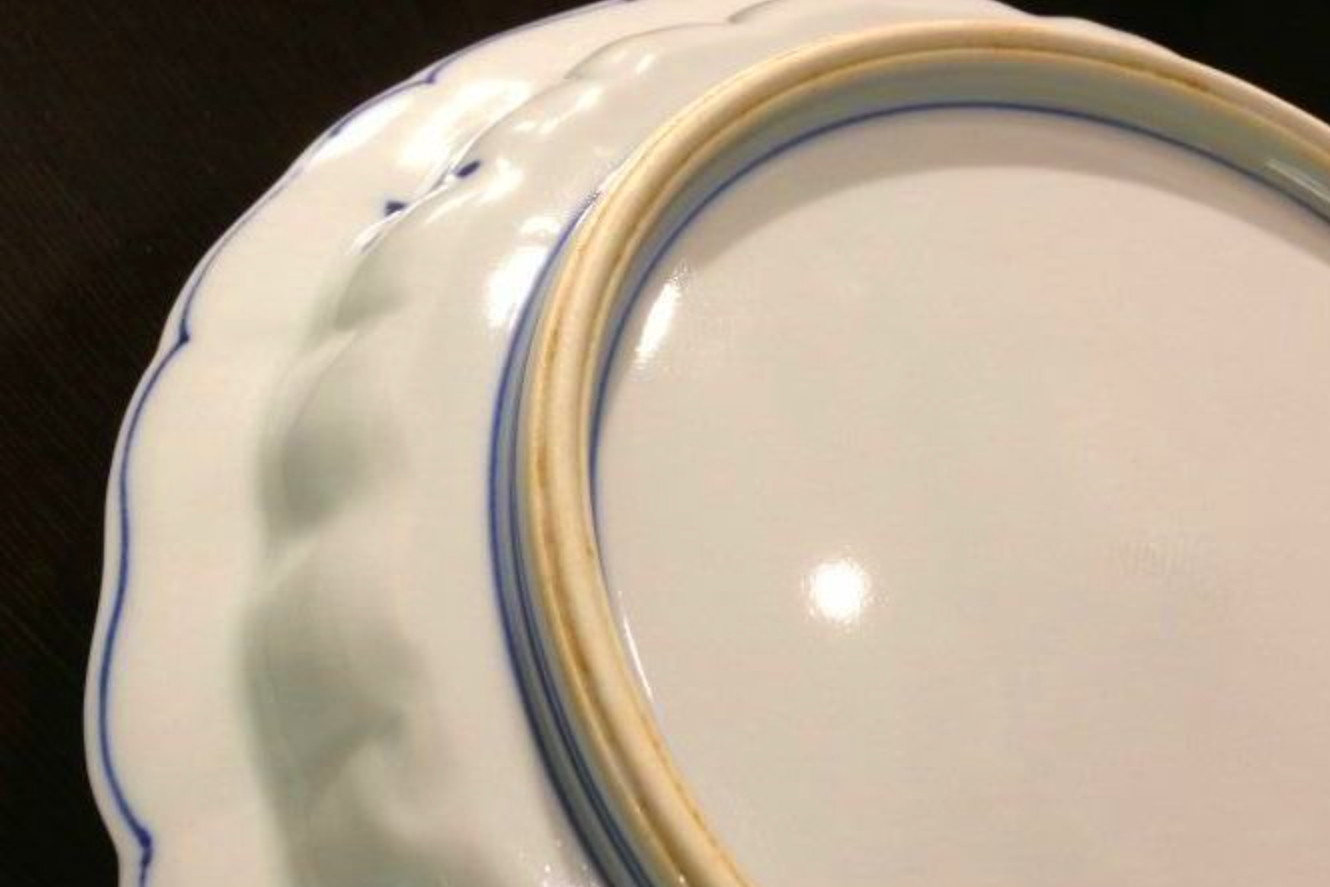 Kyo Yaki / Kiyomizu Yaki 6-Sun Plate – Jisai Takaramon by Unsen
